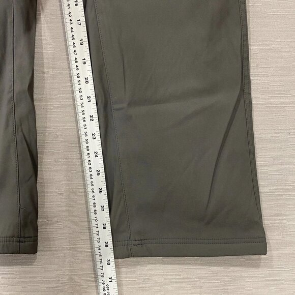 Eddie Bauer Fleece Lined Tech Pants Mens 34 x 30" Gray Water Repellent Insulated - Picture 10 of 15